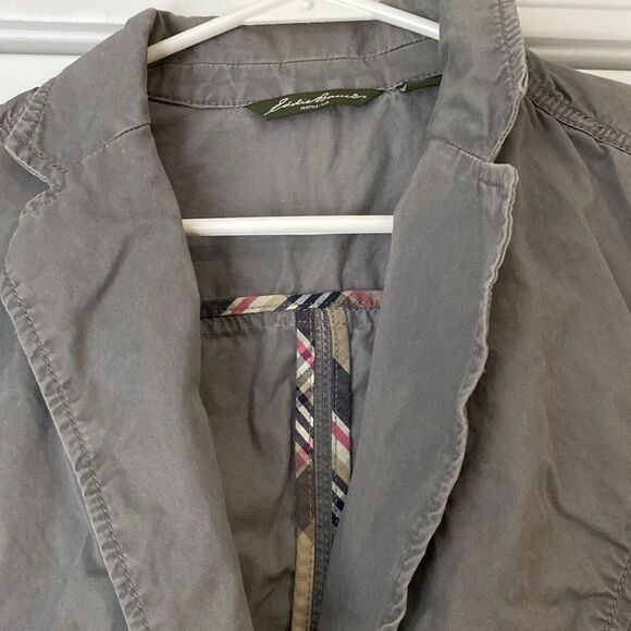Eddie Bauer Gray Button Up Blazer Size Medium - Picture 3 of 8
